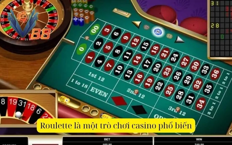 Roulette là một trò chơi casino phổ biến